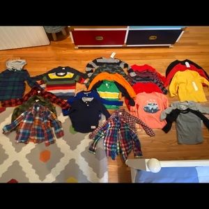LOT OF CLOTHES Gap and Cat & Jack Size 4-5 Boys Clothing